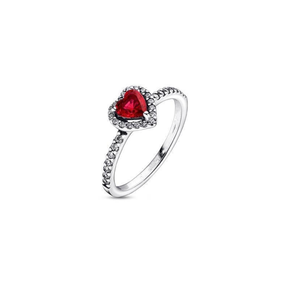 Multicolor Heart-Shaped Ring